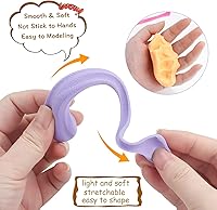 Vista 4 de CiaraQ Kit de arcilla para modelar - Arcilla seca al aire de 64 colores con herramientas de escultura, ideal para manualidades, proyectos