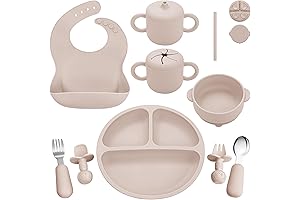 Silicone Baby Feeding Set - Ideal for Baby-led Weaning