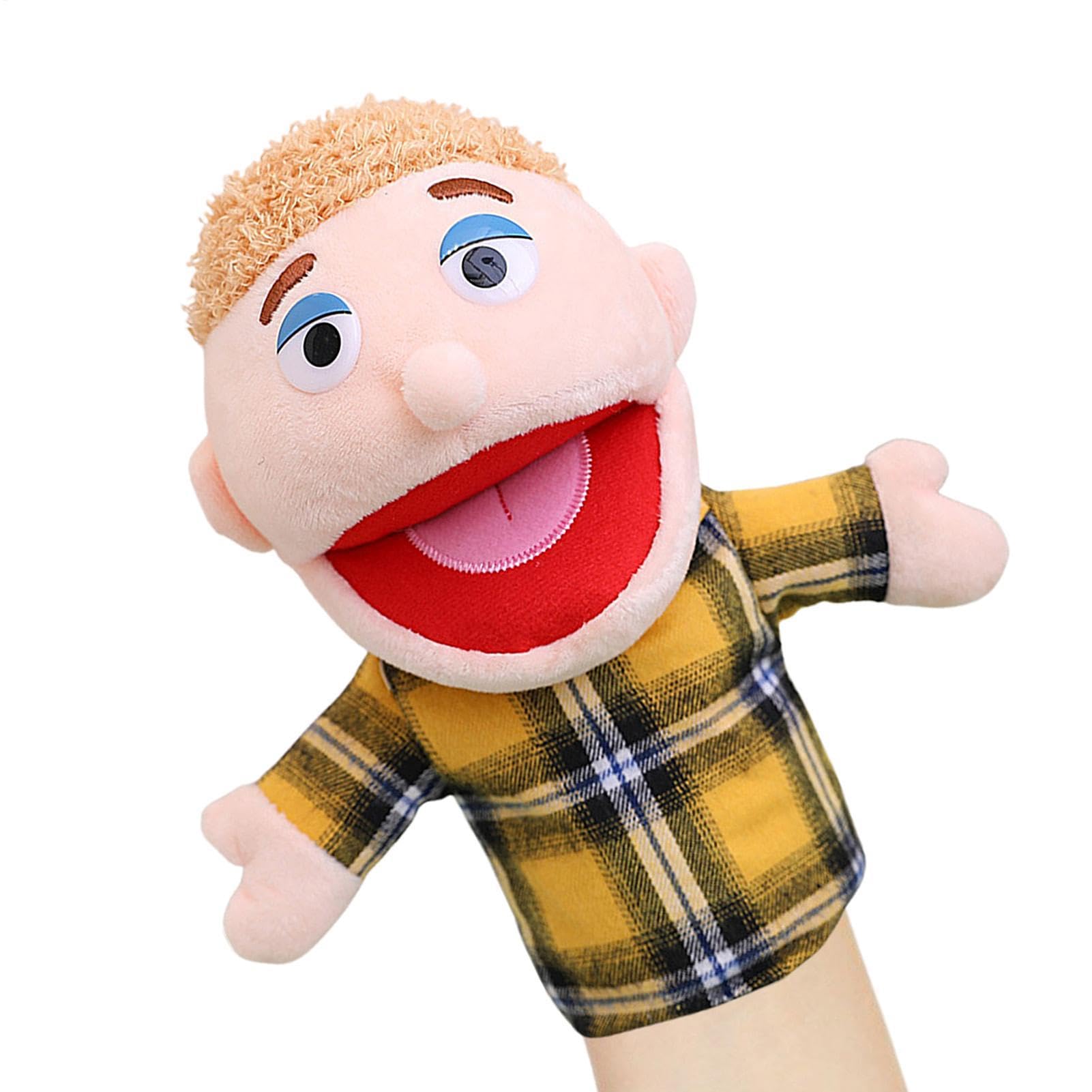 Family Member Puppets | Theater Shows Puppet | Soft Role-Play Toy Puppets, School Home Puppet With Movable Mouth For Kids Teens
