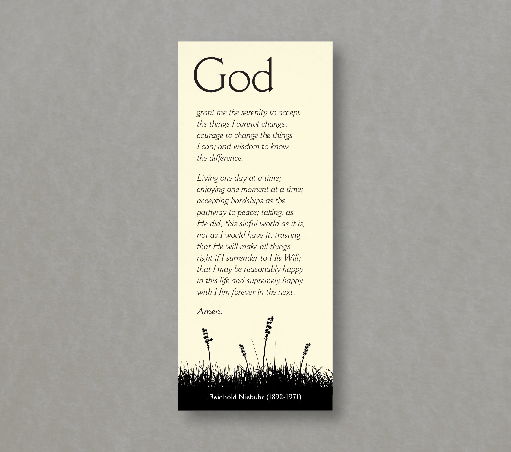 Amazon.com : Little Notes by Comptime Serenity Prayer Cards (50