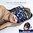 LC-dolida Sleep Mask with Bluetooth Headphones, Extra Large Silk Eye Mask for Sleeping Side Day Sleepers, Sleep Headphones Bluetooth 5.4 for Women Men with Thin Speaker, Blackout, Comfort, Microphone