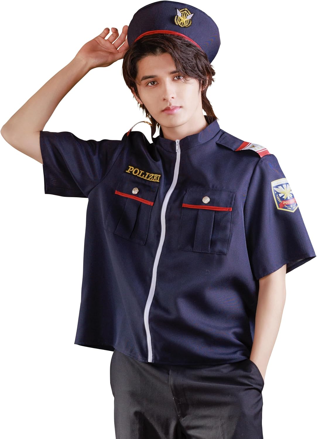 クリアストーン(Clearstone) コスプレ ハロウィン ユーロポリス メンズ ネイビー ポリス クリアストーン(Clearstone) コスプレ ハロウィン ユーロポリス メンズ ネイビー