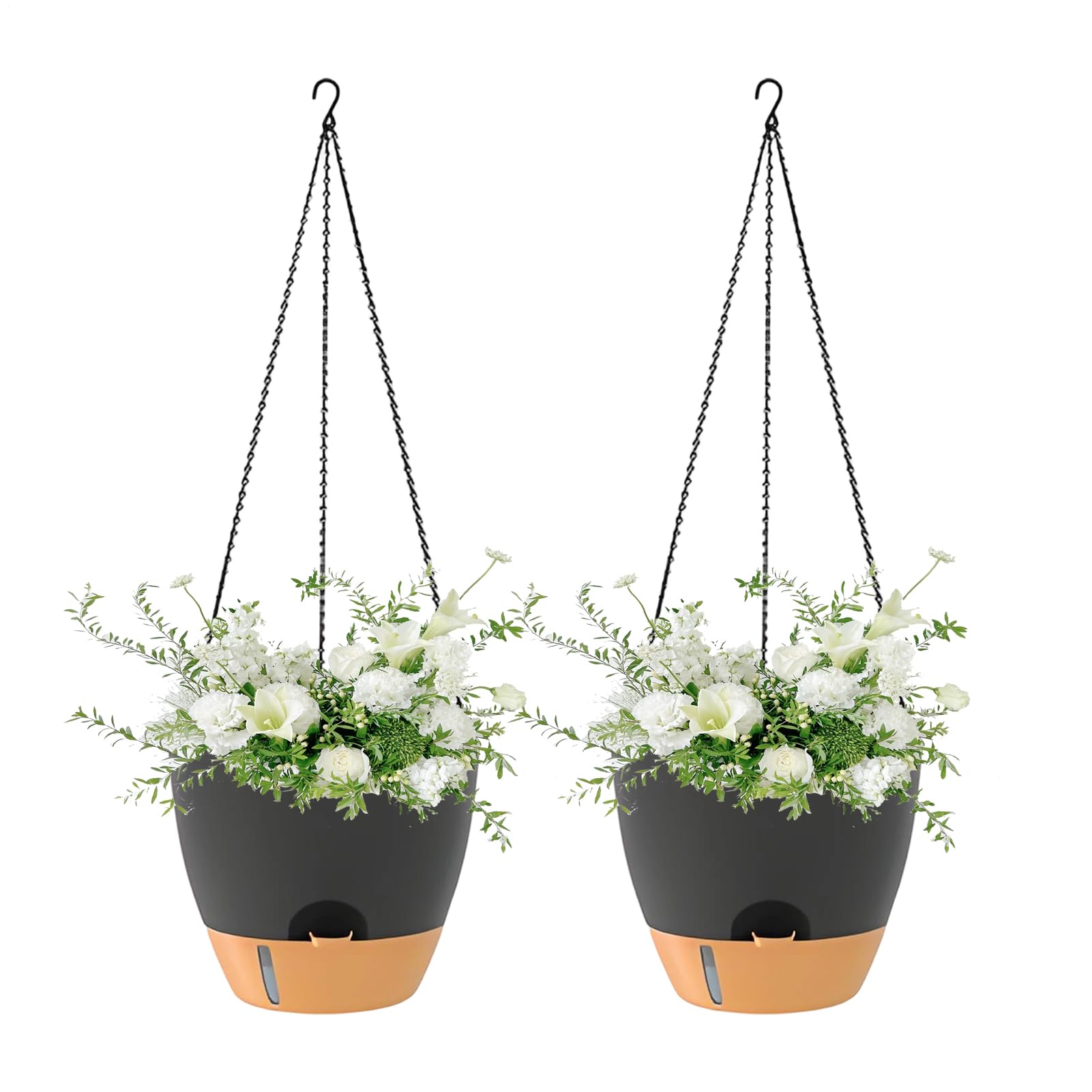 Pot de fleurs suspendu pour balcon et salon | Cintre déco murale