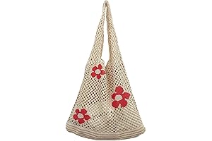 Aesthetic Y2K Crochet Tote Bag - Your Go-To Beach Accessory