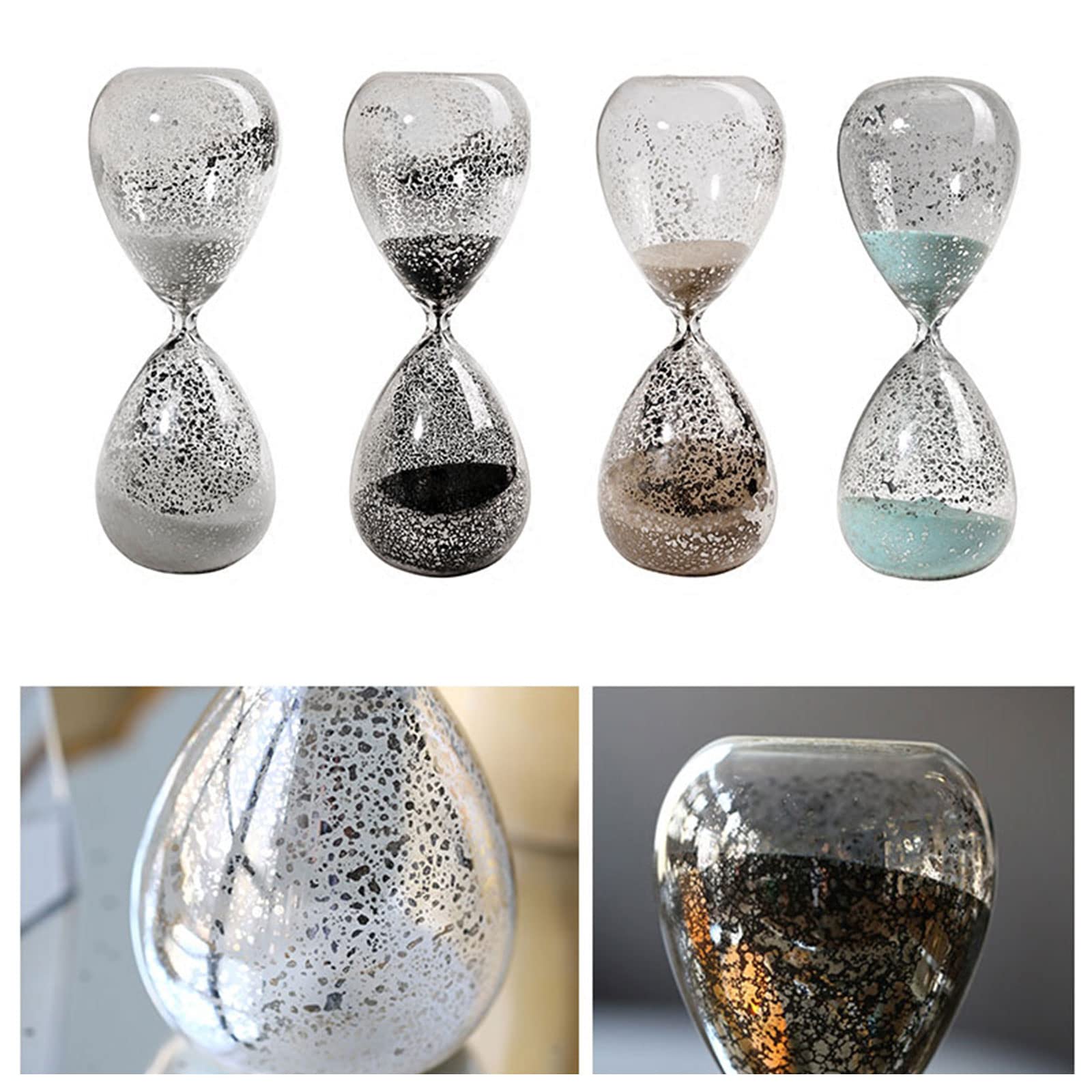 Sanduhr-Timer, Sanduhr, Glas für Dekoration, Sanduhr, Timer, Glas, Sanduhr, 30 Minuten/60 Minuten, Büro, Heimdekoration, Geschenke, Dekoration