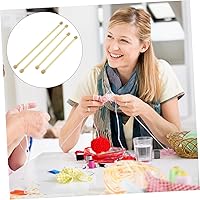 Vista 4 de 4 barras de madera para colgar banderas de pared horizontales de bambú, varillas de macramé para colgar en la pared, bastones para colgar