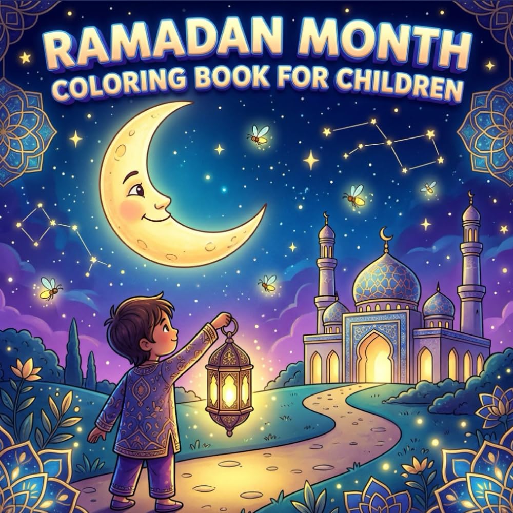 Ramadan Month Coloring Book for Children: Color, Learn & Celebrate the Holy Month ((I am a Muslim and proud of it))