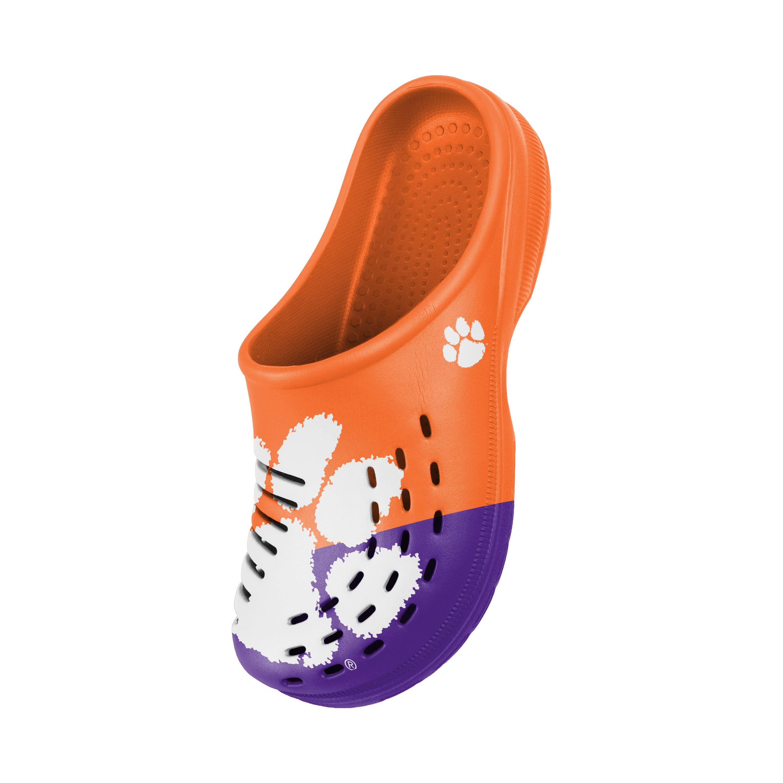 FOCO Herren NCAA Team Colorblock Big Logo Schuhe Slipper Clogs