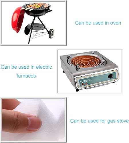 Miniatura 2 de DOITOOL Wok Quemador Estufa de gas Estante de olla Anillo de soporte Wok Anillo Wok Estante de estufa de gas, salvamanteles Soporte de olla de