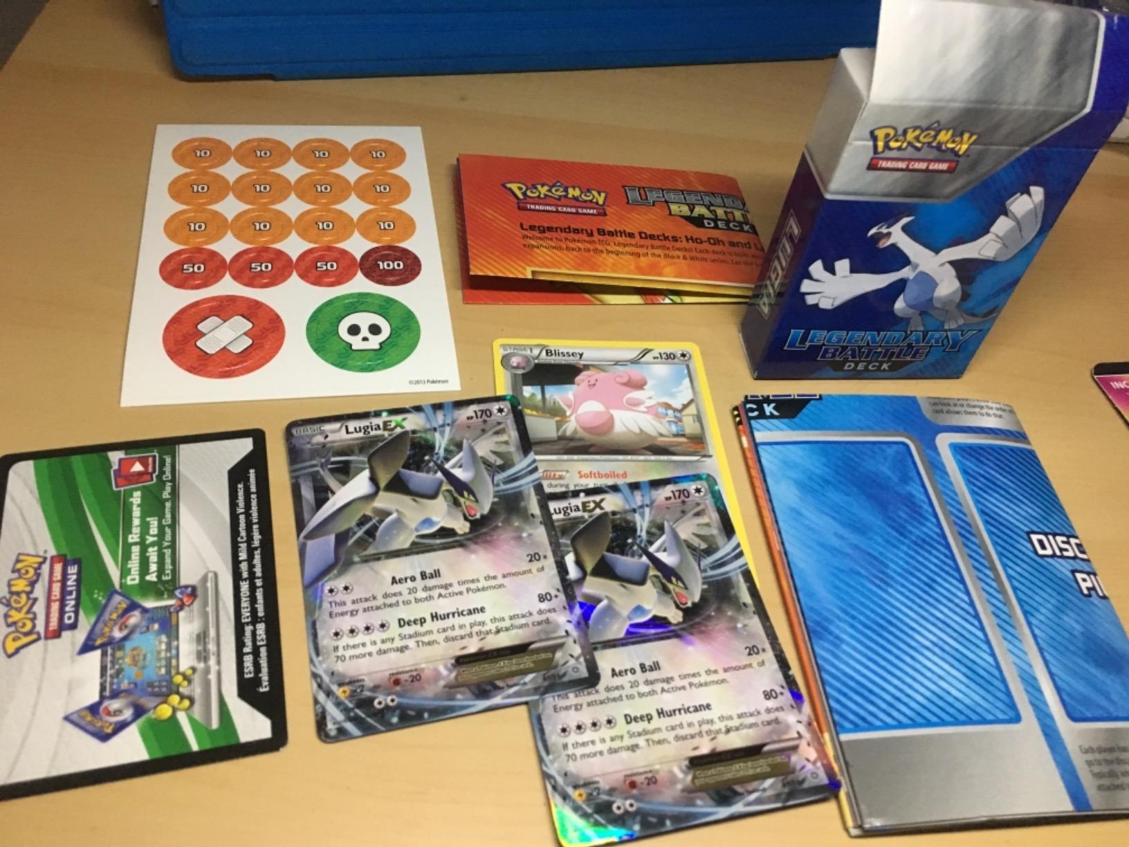 Pokemon TCG Legendary Battle Deck Lugia Toys & Games