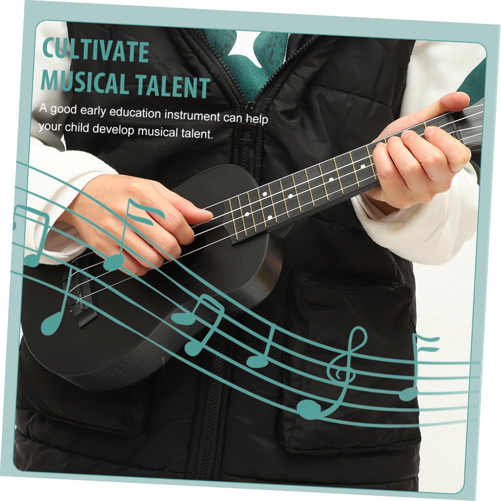 BESTonZON Ukulele Początkujący Instrument Muzyczny Instrumenty Muzyczne Dla Maluchów Instrumenty Muzyczne Dla Maluchów Ukulele Dla Początkujących Naucz Się Gitary Początkujący Dziecięce
