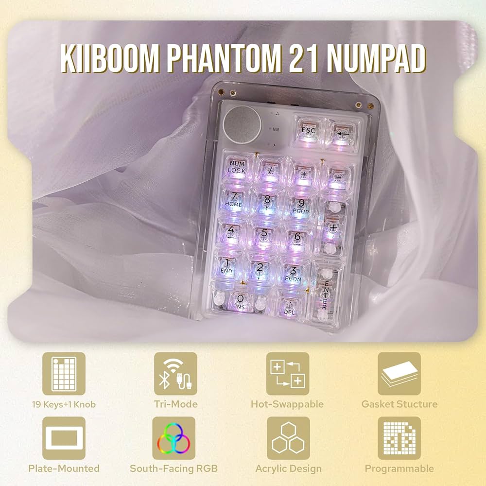KiiBOOM Phantom 21 メカニカルテンキー KiiBOOM Phantom 21