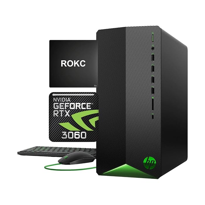Buy [Geforce RTX 3060] 2022 HP Pavilion Gaming Desktop PC, 64GB RAM
