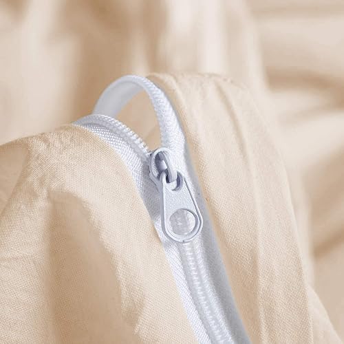 Miniatura 4 de Juego de funda de edredón para cama individualindividual XL, 1000 hilos de satén de 3 piezas, juego de funda de edredón de calidad de algodón