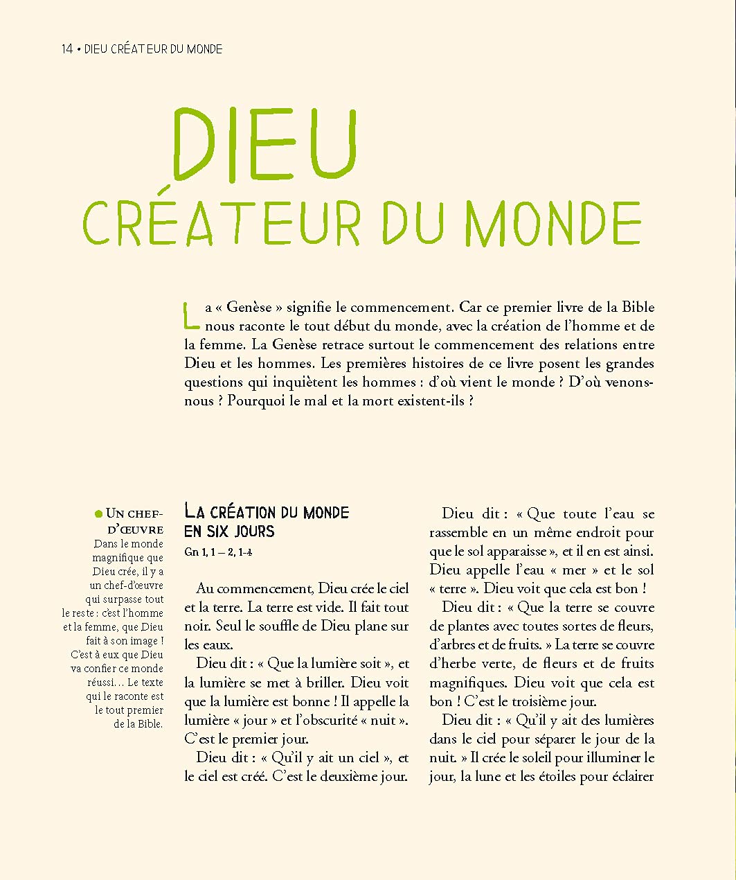 La Bible illustrée (couleur de couverture varié)