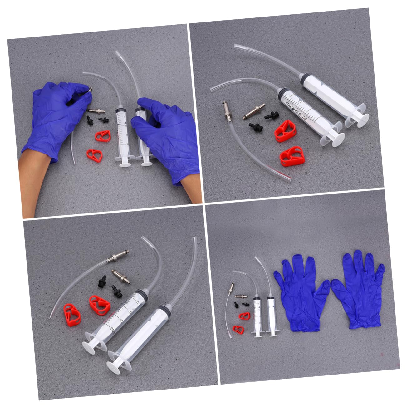 Abaodam Bike Oil Disc Brake Entlüftungsset für Avid Formula Hydraulisches Wartungswerkzeug für Fahrradbremse und Tragbar für Notfälle Nützlicher für Einfache Anwendung