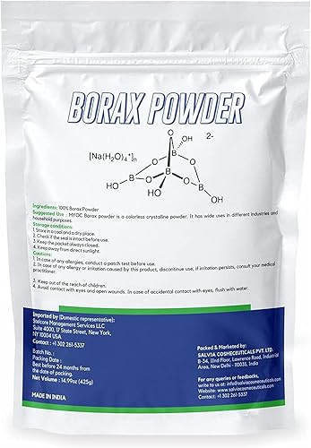 Miniatura 2 de Bórax - 14.99 oz, limpiador de ropa y manos, limo y jabón, detergente en polvo