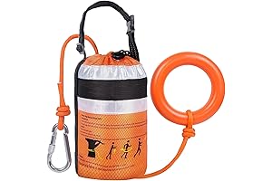 Water Rescue Throw Bag - Easy-to-Use Throwable Flotation Device for Sailing Emergencies