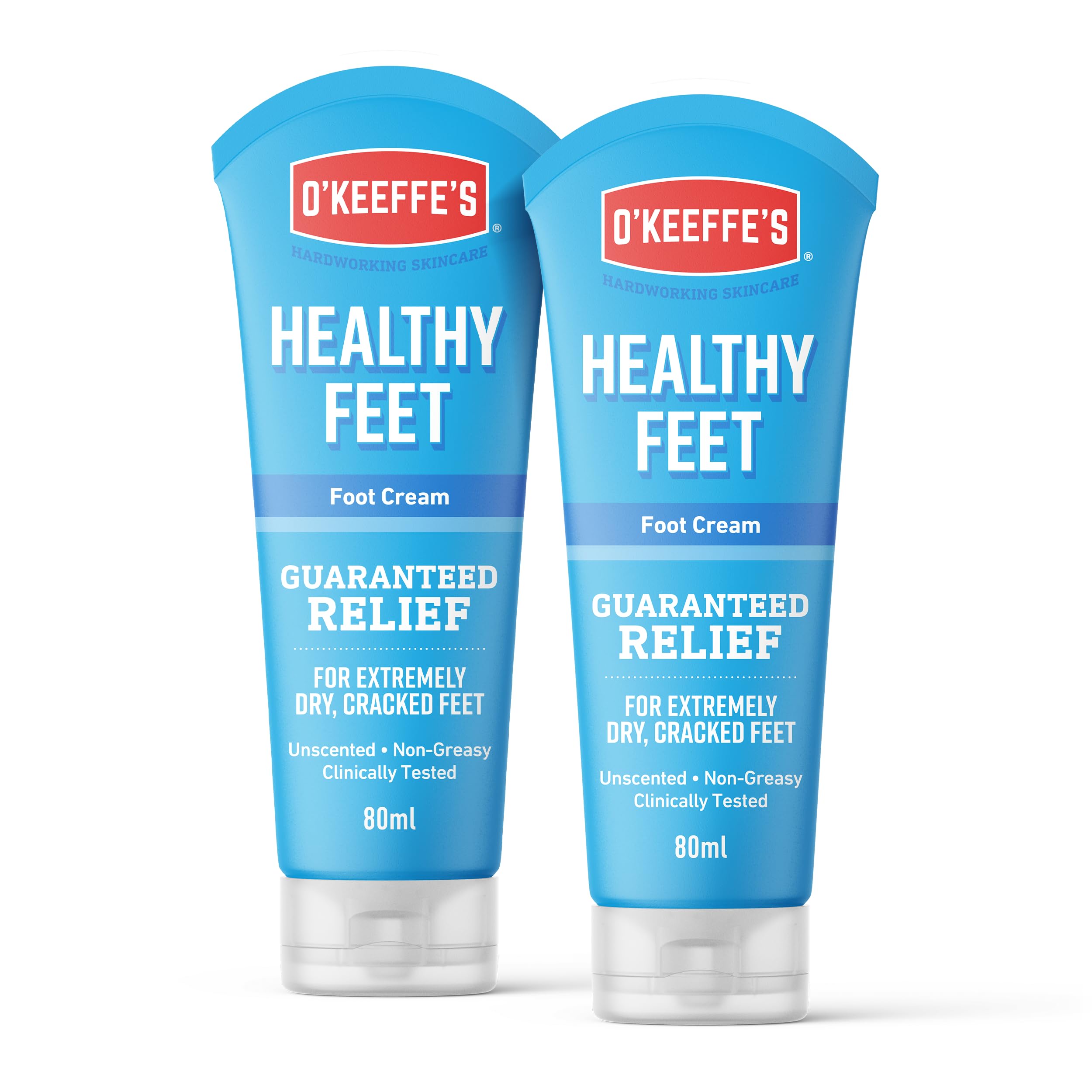 O'Keeffe's Healthy Feet Fußcreme Tube, 80 ml - 2 Pack