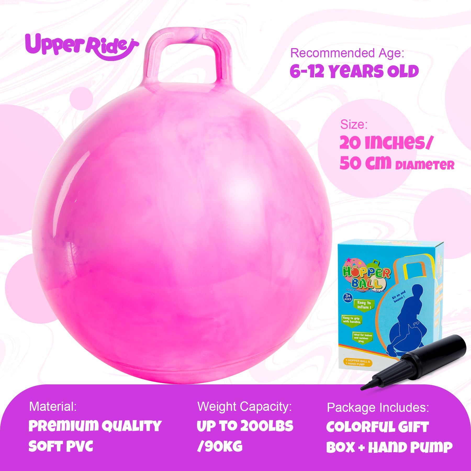 U&C Planet Space Hopper for Kids Age 6-9 - Image 2