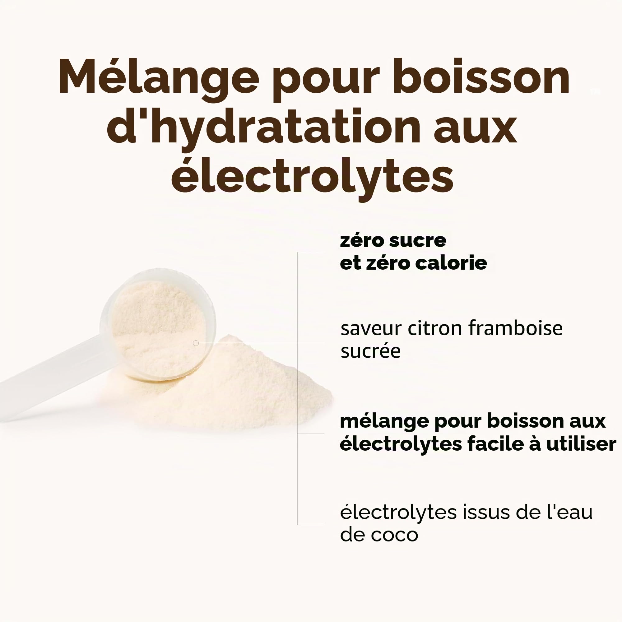 sc Nutra - Micro ingrédients hydratant électrolyte en poudre, 2lbs (139 portions), kéto et sans sucre élevé en potassium