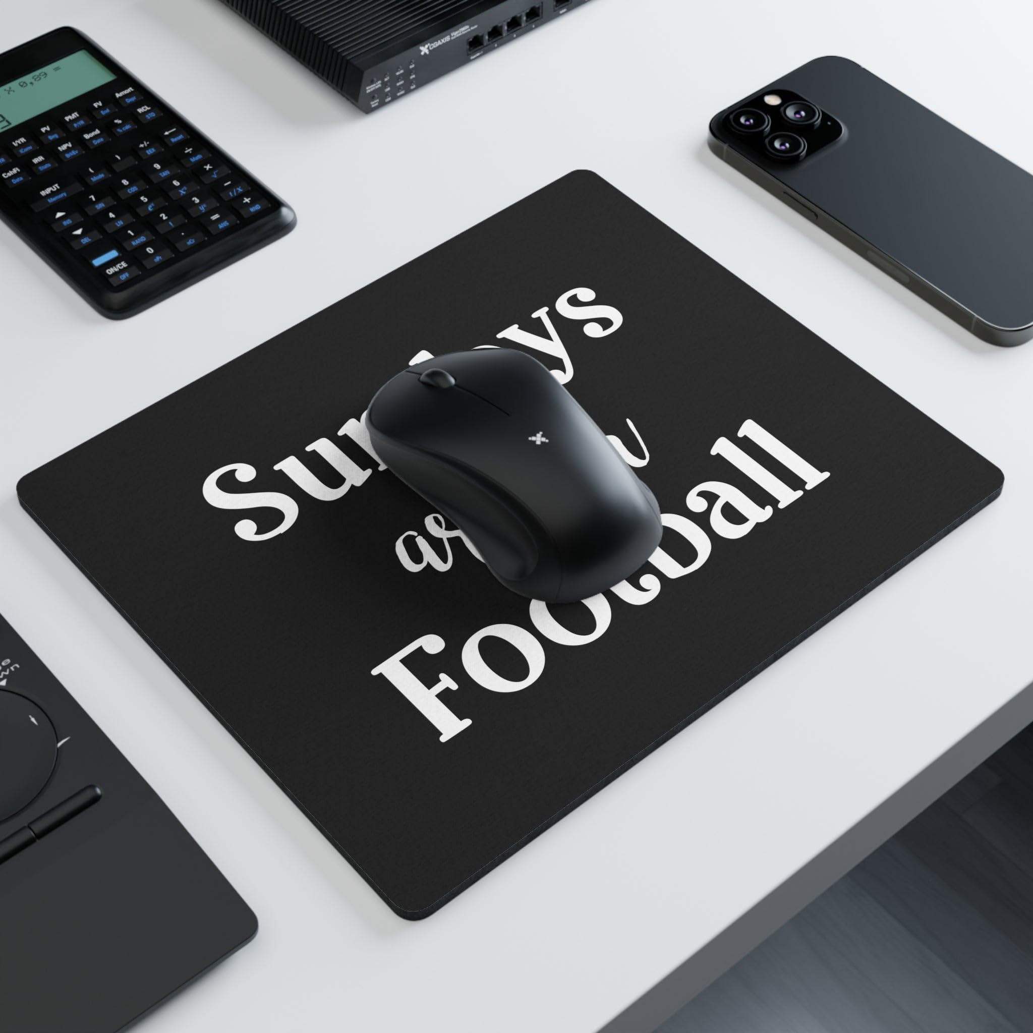 Sundays are for Football Game Day Sunday Funday Weekend Football Rectangular Mouse Pad 9.3? x 7.8