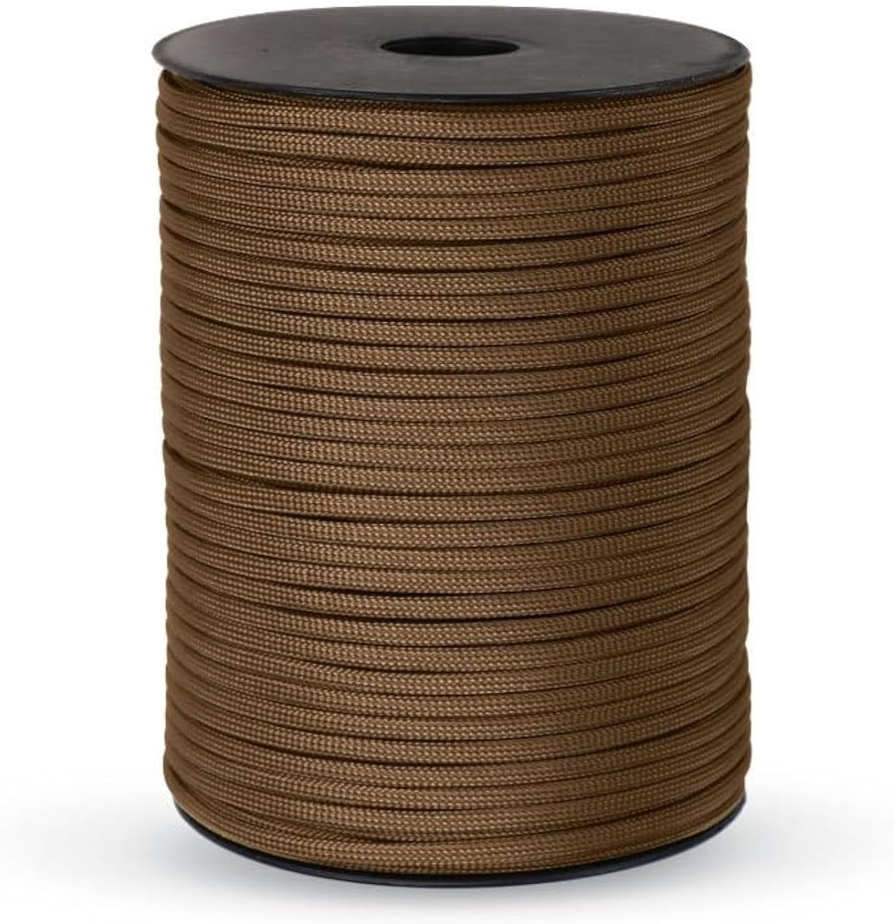 BEONE 100M Strong Strength Nylon Rope, 9 Core Paracord, for Tactical Survival, Braided Fishing, Clothes Line Portable Outdoor Lanyard Climbing Camping Travel Rope (Brown)
