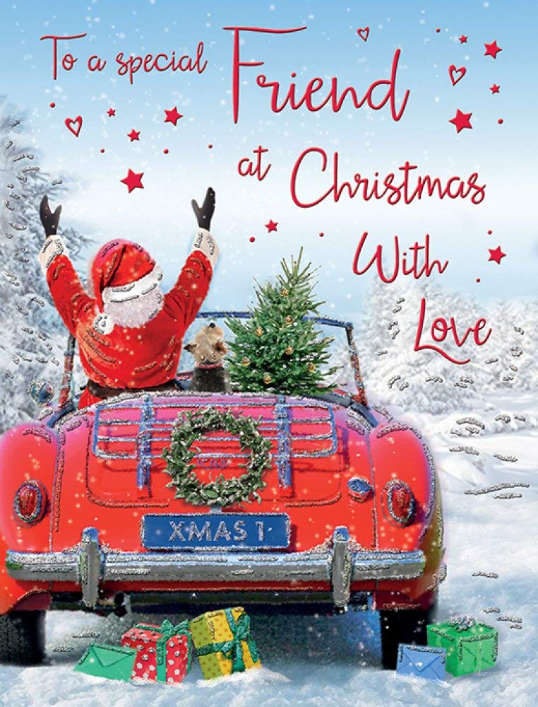 Regal Publishing Traditional Christmas Card Friend - 8 x 6 inches - Regal Publishing