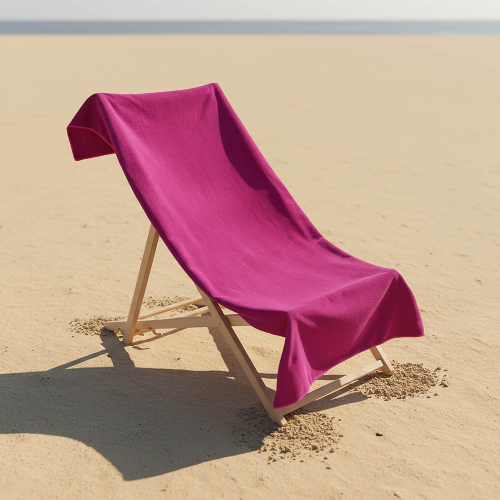 Ohs Women's Magenta Beach Towels For Adults, Super Soft Quick Dry Sand Free Microfibre Towel Large Lightweight Compact Pool Summer Beach Essentials Travel Towel, - 71 X 152Cm
