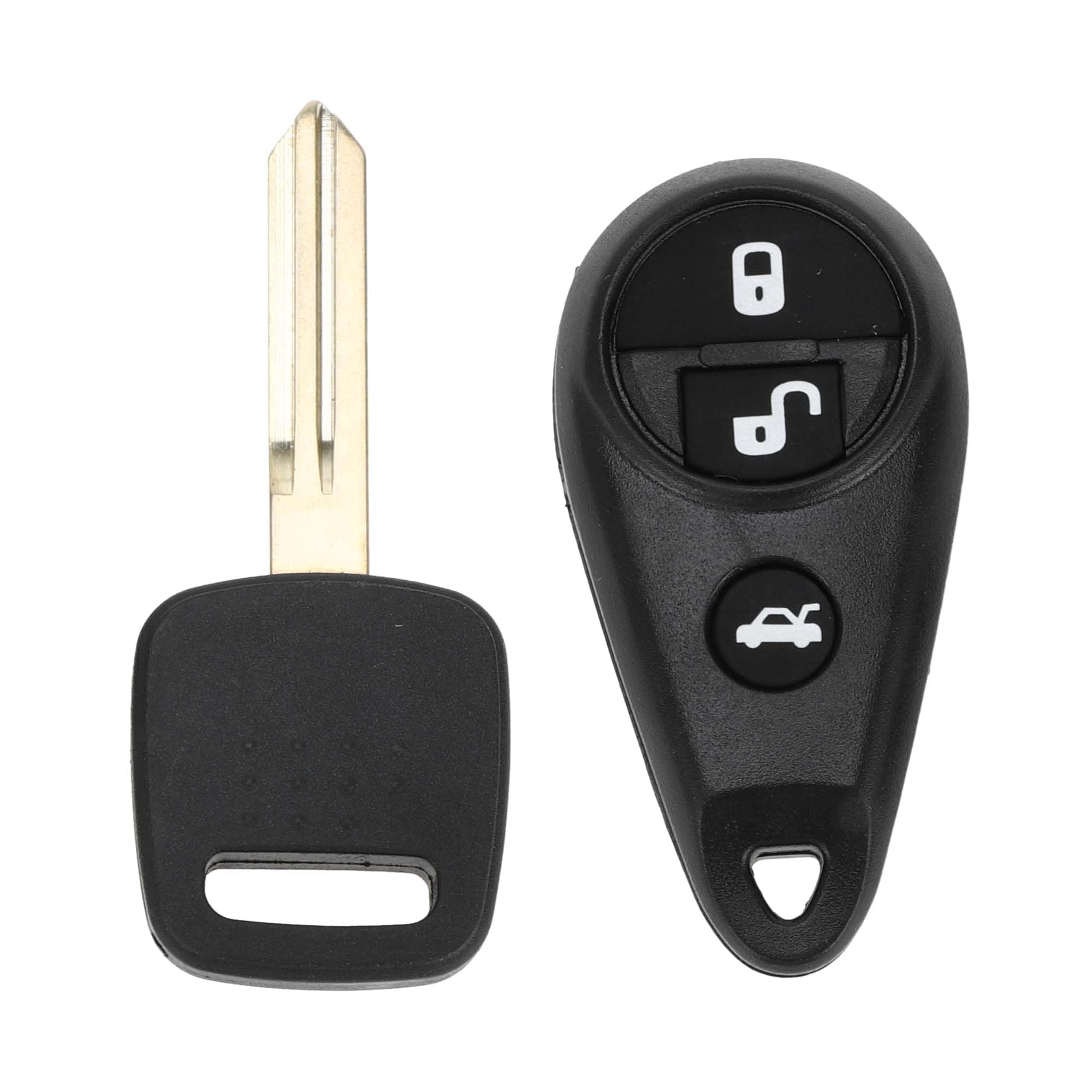 X AUTOHAUX 433MHz NHVWB1U711 Keyless Entry Remote Ignition Transponder Key Fob for Subaru Outback 2006-2007 for Subaru Legacy 2006-2007 62 Chip 4