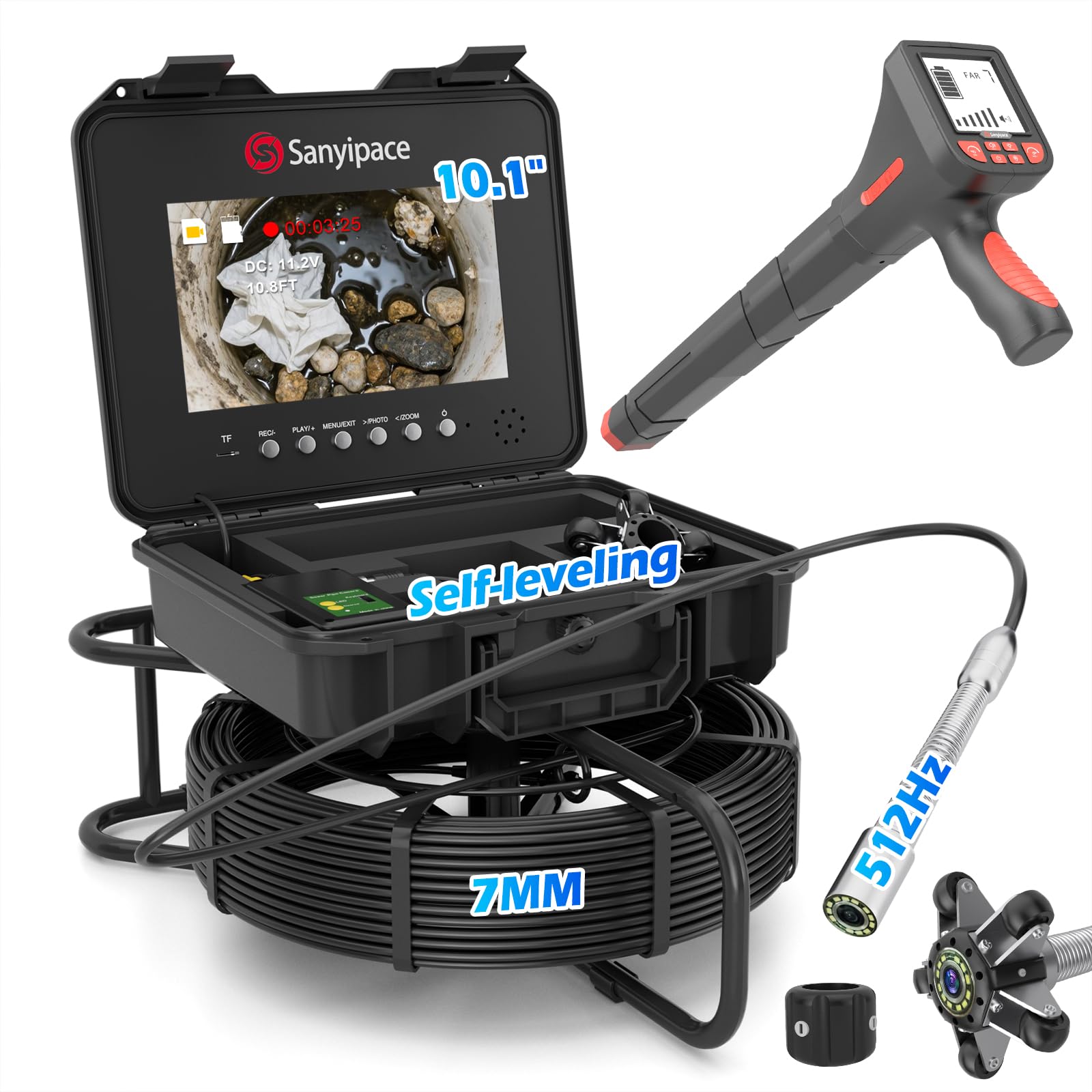 Sewer Camera Inspection - Locate Pipes FREE SHIPPING -12
