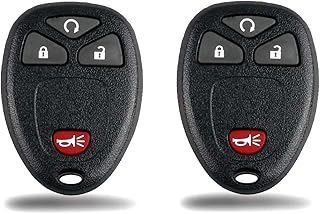 KeylessCanada © 2 Keyless Entry Car Remote Key Fob Fobik for Select Vehicles FCC KOBGT04A 15114374 (2 Pack)