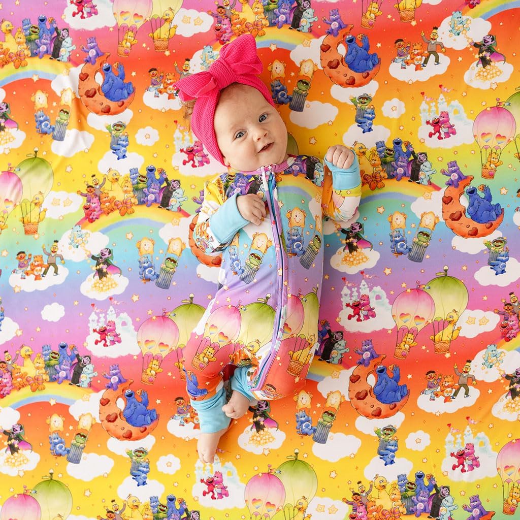 Posh Peanut Convertible Baby Sleepers - Girls Footless Baby Pajamas with 2 Way Zipper for Easy Diaper Changes - Image 2