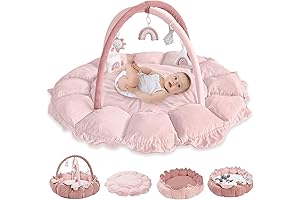 HAN-MM Pink Girl 5-in-1 Convertible Playmat