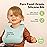 KeaBabies 2-Pack Silicone Baby Bibs for Eating - Sturdy Food-Grade Silicone Bibs for Babies Girl, Boy, Large Food Catcher, Clean & Put On Easily, Waterproof Toddler Feeding Essentials(Pastel Sky)