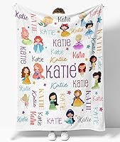 Vista 8 de OLIVE OLIVIA Mantas personalizadas para niños con nombres, mantas personalizadas con nombre para adultos, manta personalizada, regalo para Nombre