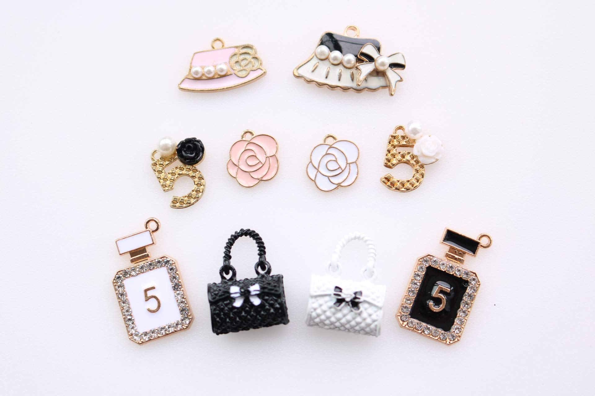 Amazon | 【ハンドメイド素材店】10個 お洒落 チャームアソートセット