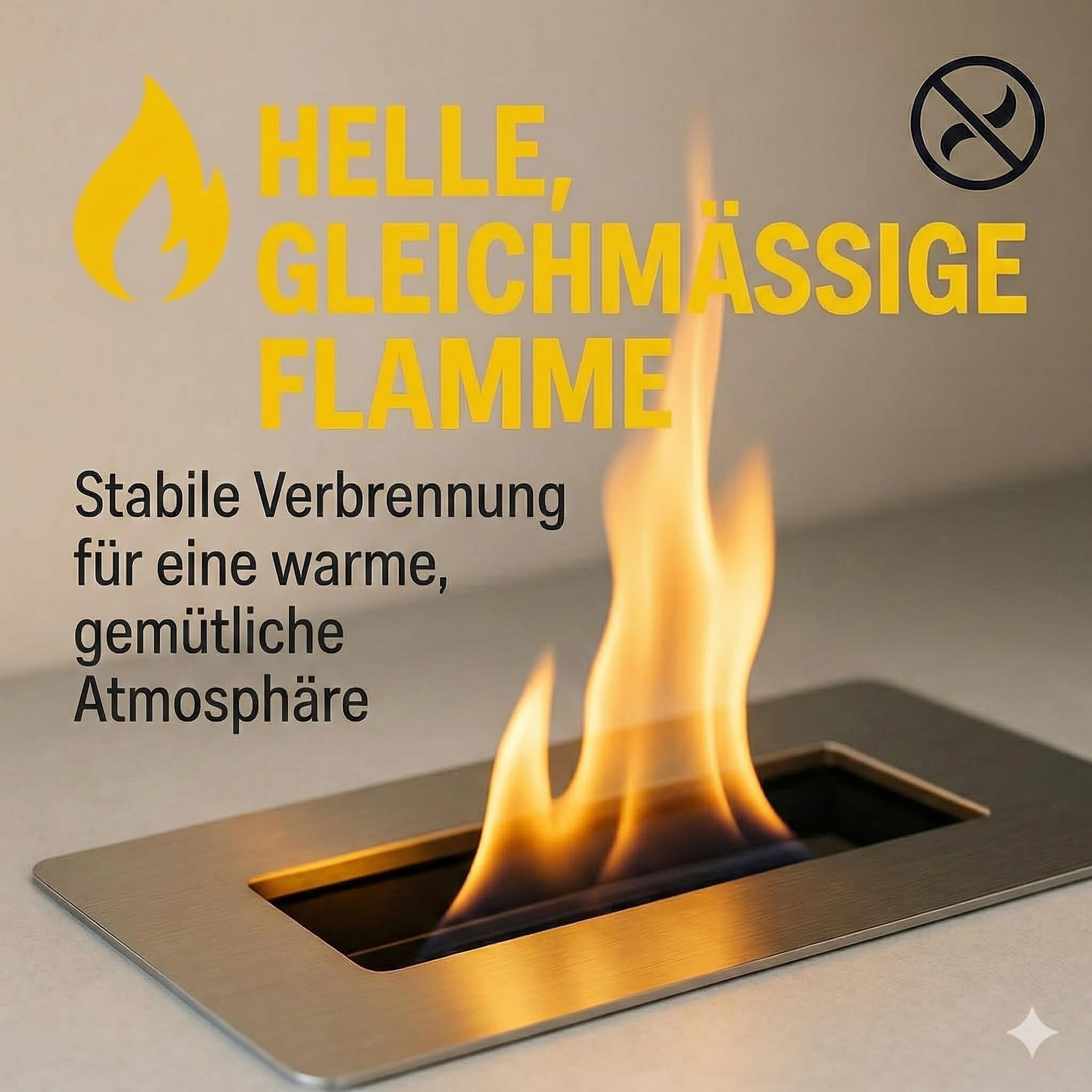 GiDeli Bioethanol 96,6% Geruchlos 30 Liter - Bio Ethanol 6X 5L für Tischkamin, Kamin Indoor & Outdoor - Rauchfrei und Rußfrei, farblos - Aus Mais & Zuckerrüben