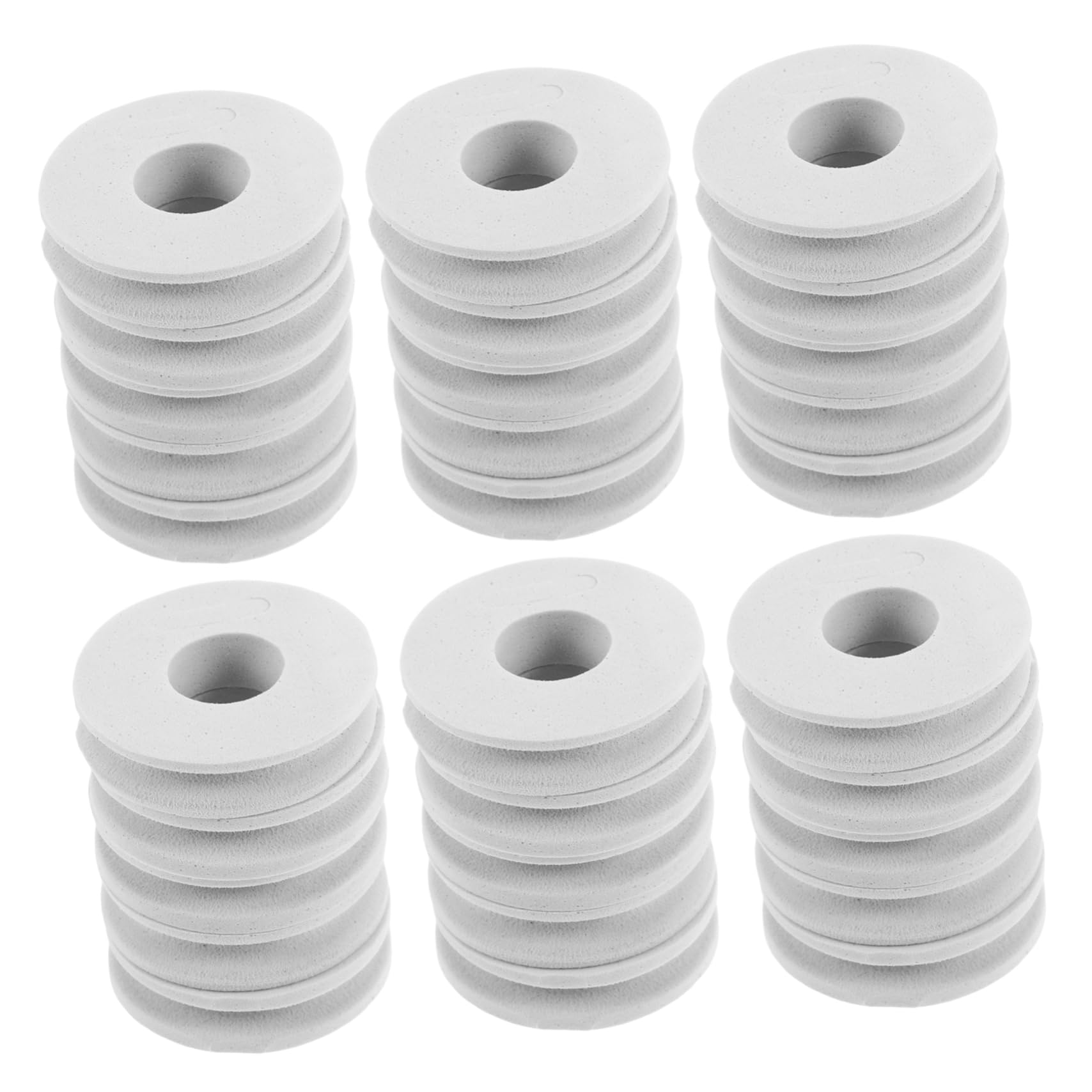 BESPORTBLE 50pcs Fishing Foam Spools for Line Storage Winding Plate Fly Fishing Gear Accessories