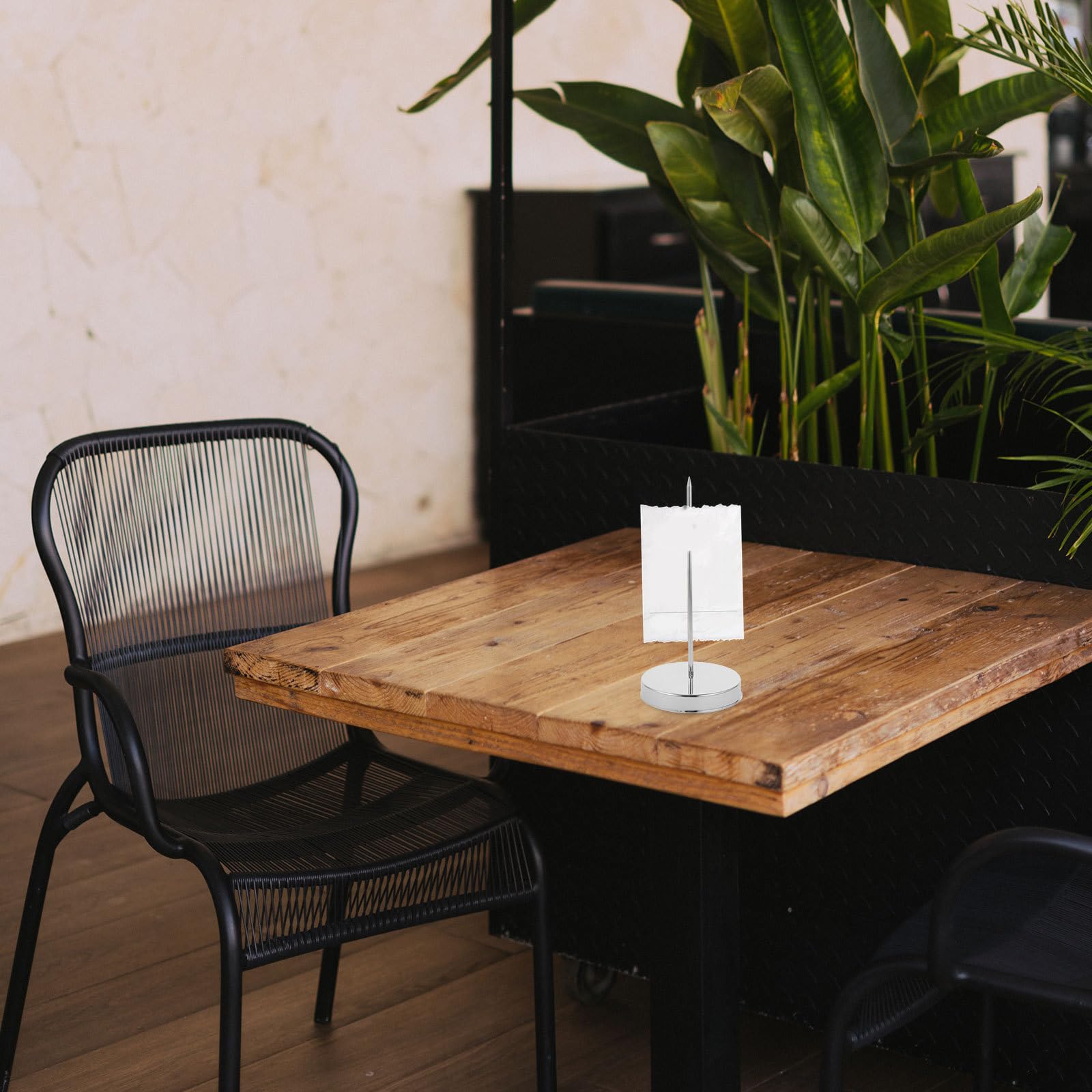 2 Stück Schreibtisch Rechnungsorganisator aus Eisen in Silber Tisch Notizhalter zum Halten von Memo und Notizen für Zuhause und Restaurants zur Ordnung Am Arbeitsplatz