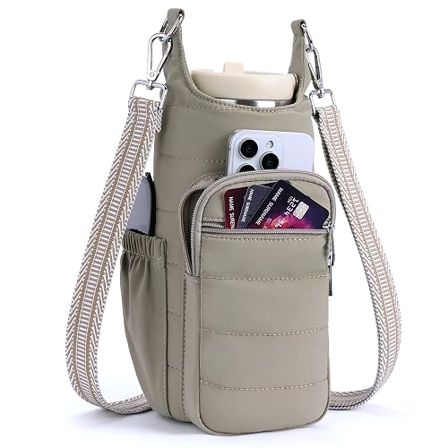 Lexiyat 40 oz Insulated Crossbody Bottle Bag