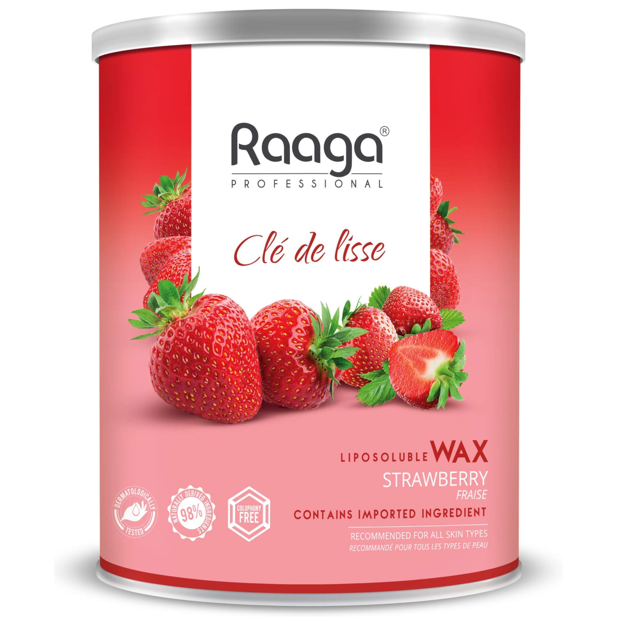 Raaga Professional Liposoluble Body Wax | Strawberry (Contains Imported Ingredient) | Dermatologically Tested, Colophony Free | For All Skin Types (800 ml) (B07DJBR4SV) Amazon Price History, Amazon Price Tracker