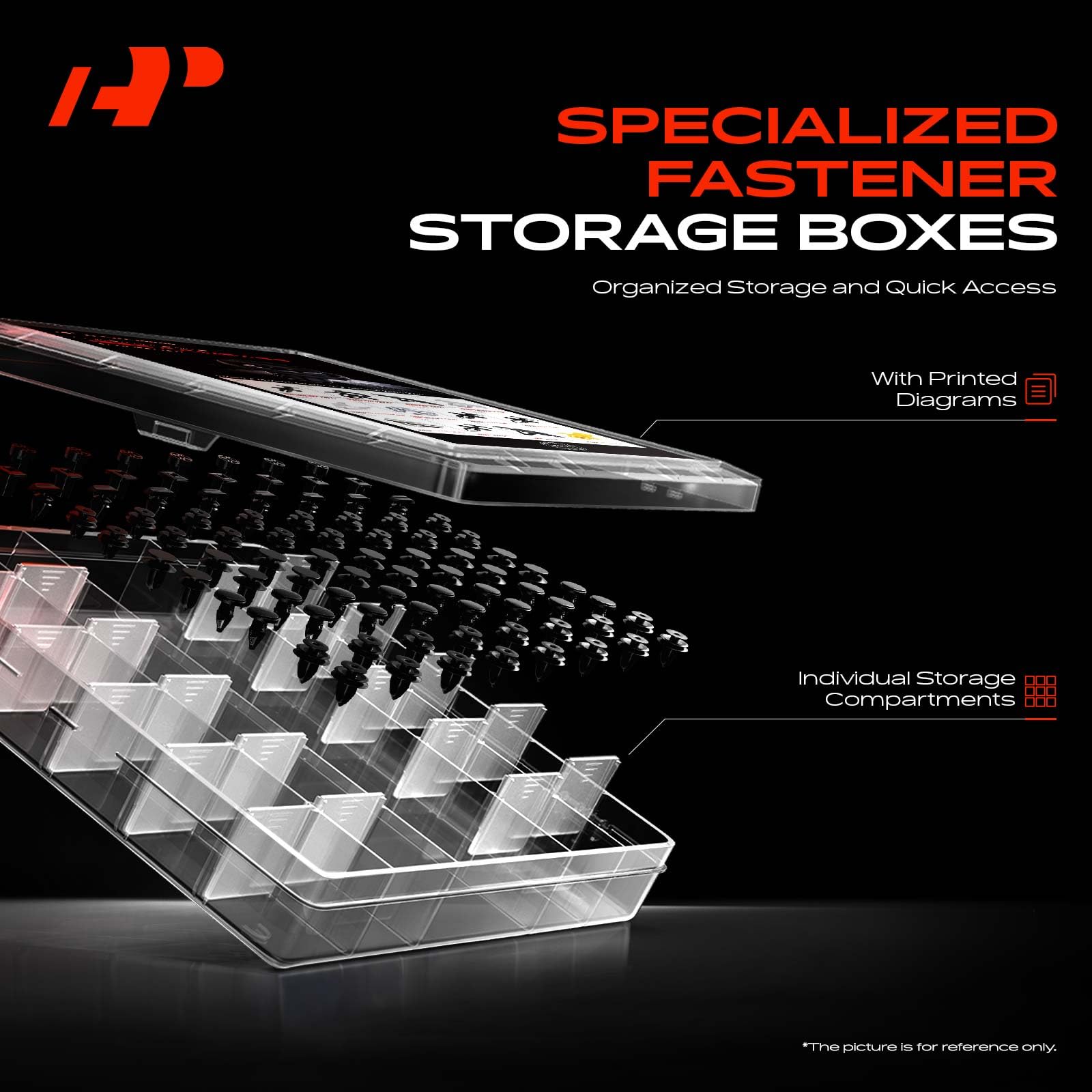 A-Premium 120PCS (12-Type) Car Retainer Clips Kit Compatible with Jeep Compass 2018-2024 Bumper Fender Shield Hood Prop Radiator Auto Push Pin Plastic Rivet Fastener Replacement Set w/Removal Tool