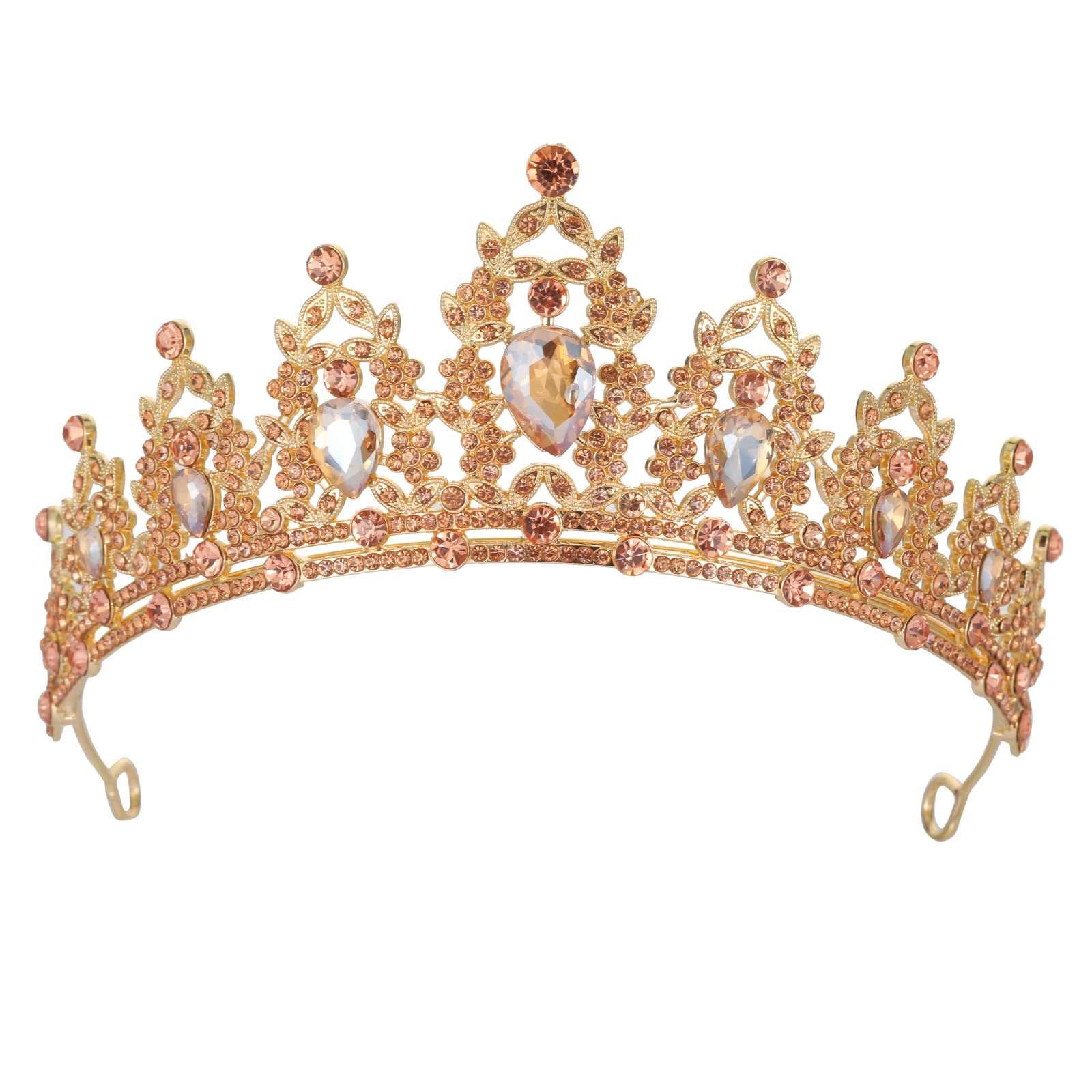 FIRCRE tiaras and crowns for women queen crowns for Women and Girls Crystal Princess Tiaras Rhinestone Tiaras For Wedding Bridal Birthday Prom Pageant Party