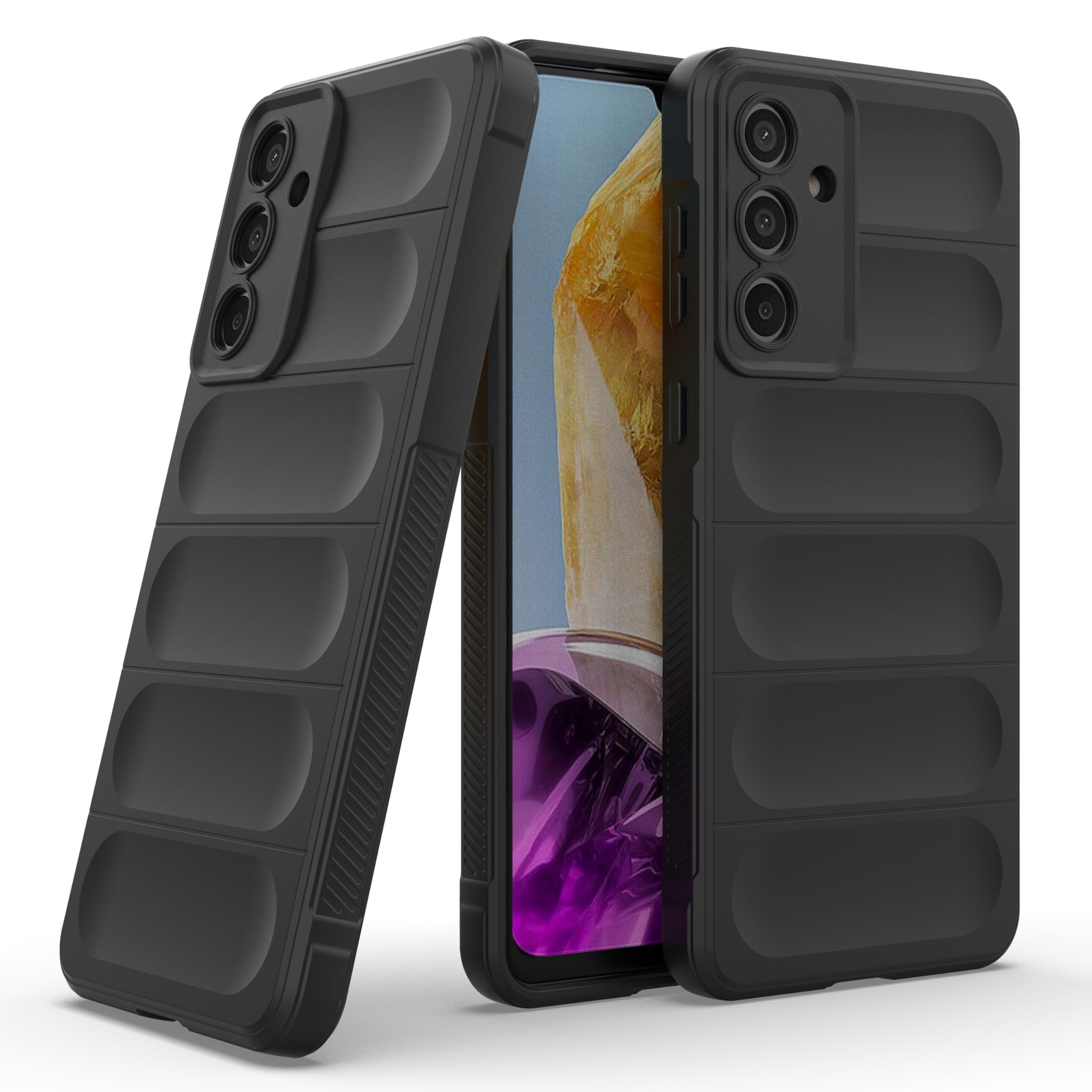 Zapcase Back Case Cover for Samsung Galaxy M55 5G | Compatible for Samsung Galaxy M55 5G Back Case Cover | Liquid Silicon Case for Samsung Galaxy M55 5G with Camera Protection|Black (B0D3DVH8Z9) Amazon Price History, Amazon Price Tracker