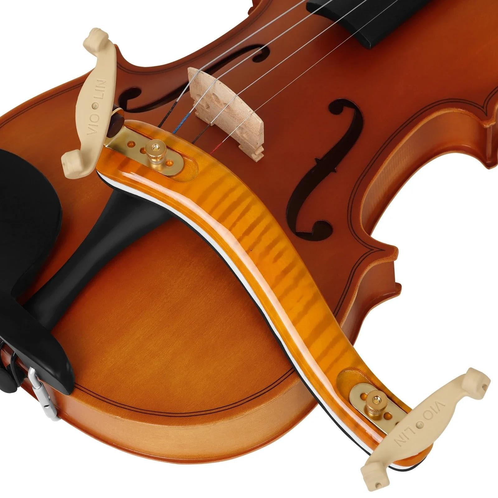 poggiaspalla per violino 4/4 Violino Spalliera Acero Spalliera Regolabile Artiglio Allevia Accessori Violino