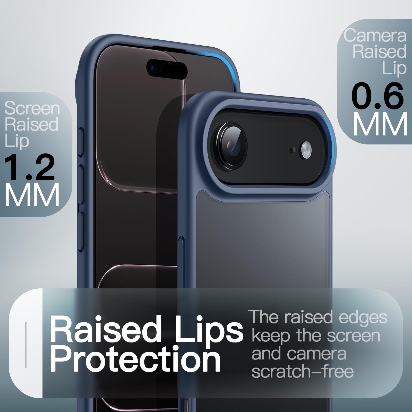 JETech Funda Slim Para IPhone 17 Air, Carcasa Minimalista Ligera