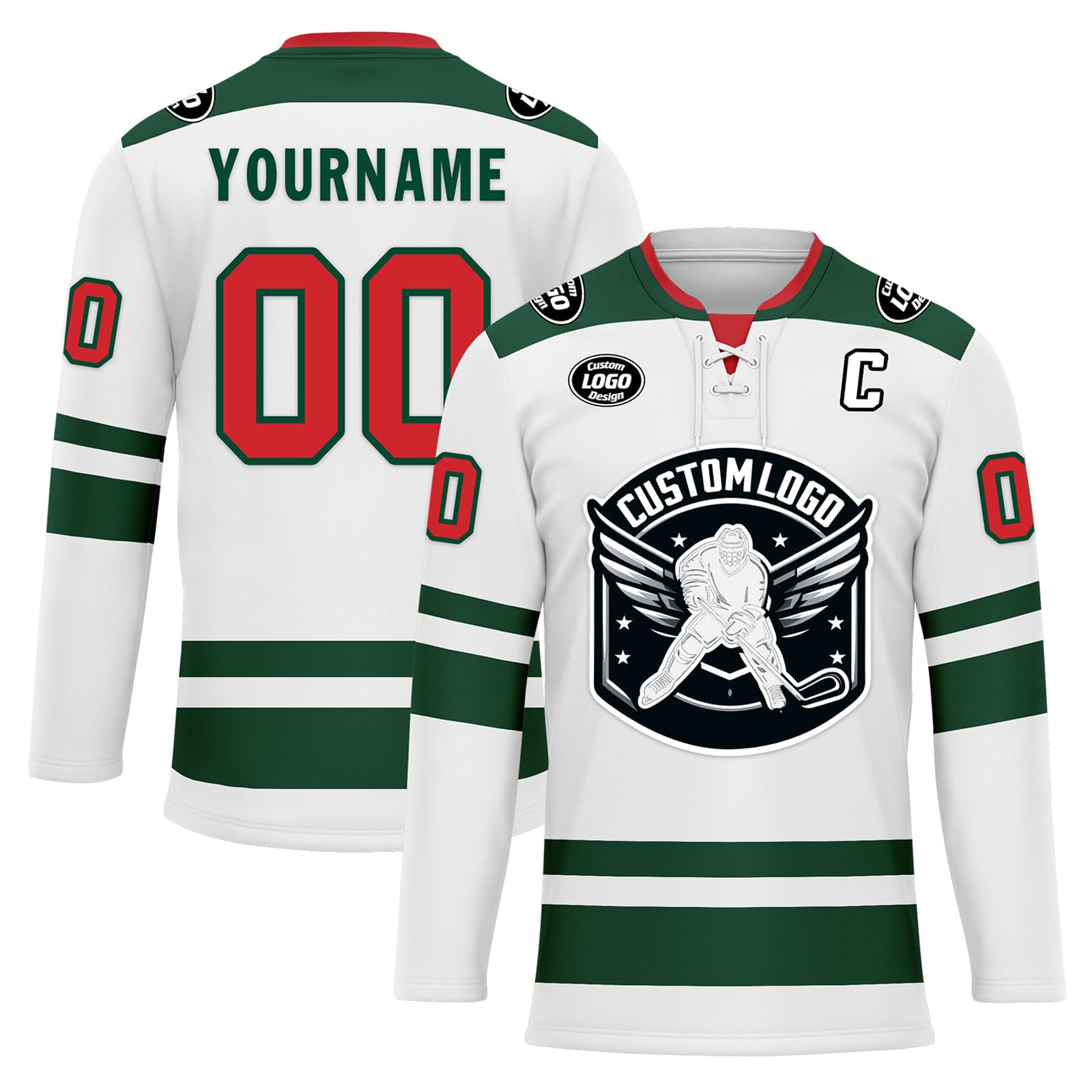Custom Ice &amp; Field Hockey Jersey for Men Women Youth, Personalized Practice Training Team Uniform Sports Outfit
