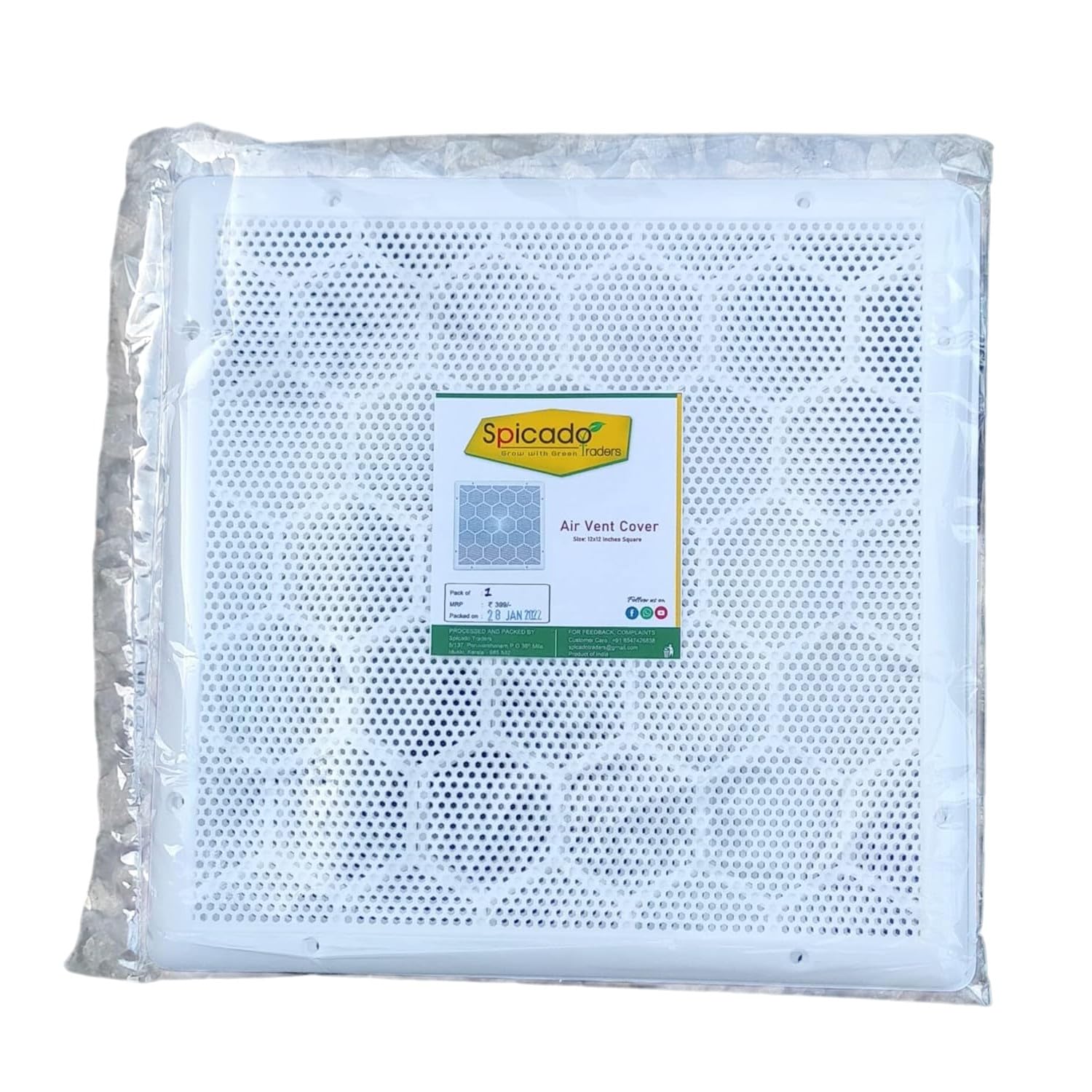 Exhaust Fan Cover - Mosquito Net & Dust Control -3