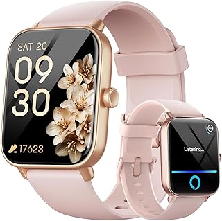 aeac Smart Watches for Women Android & iPhone, 1.8" HD Smart Watch with Bluetooth Call (Answer/Make), Fitness Watch with 1 Price In India